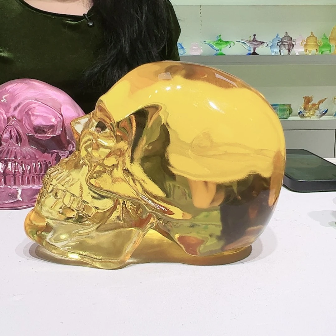 【闪购商品】手工艺品琉璃希*豆骷髅头