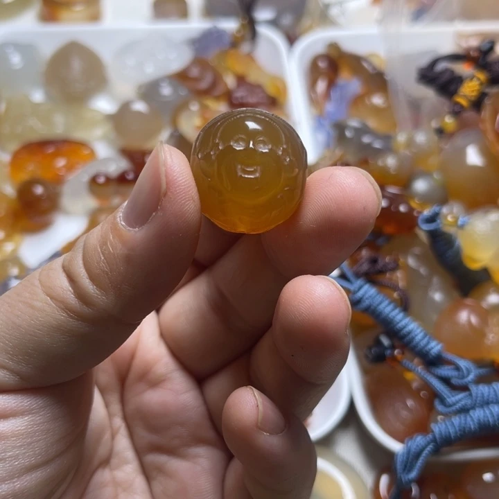 玛瑙/玉髓颈饰未镶嵌梁****8002