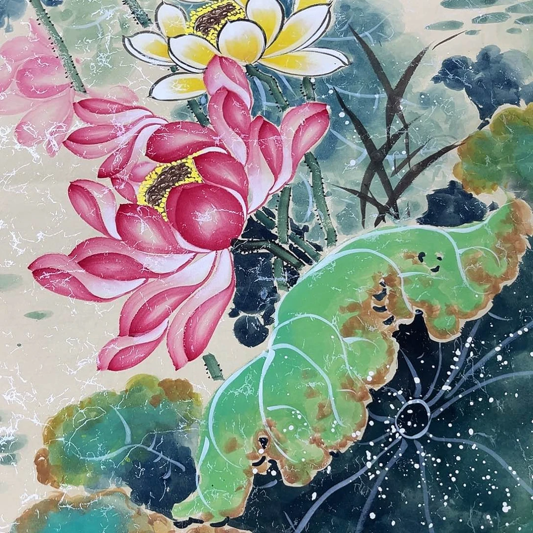 国画国画老师手绘作品
