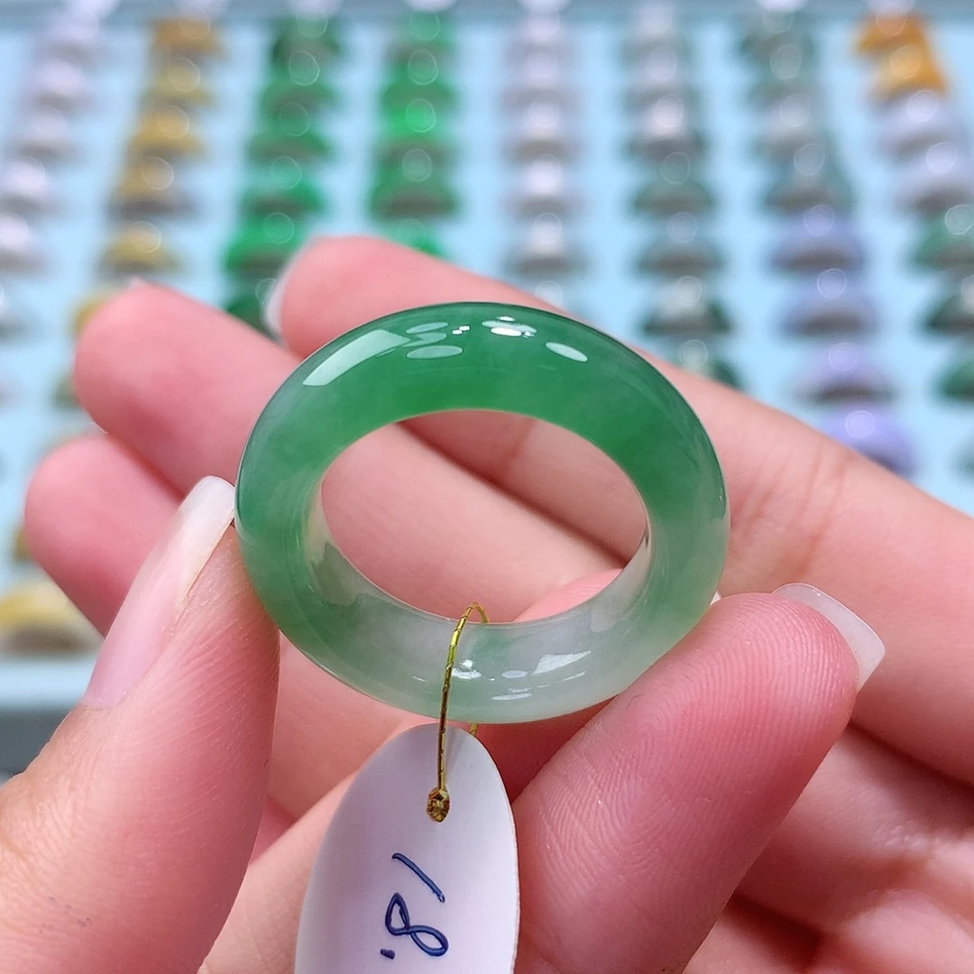 未镶嵌戒指翡翠1819圈