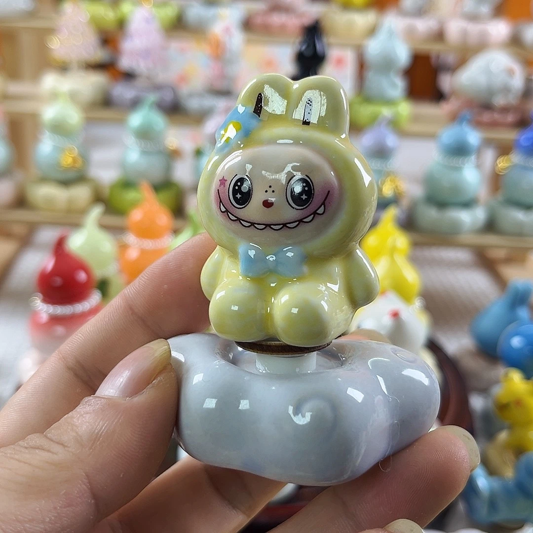 陶景德镇陶瓷底座转转