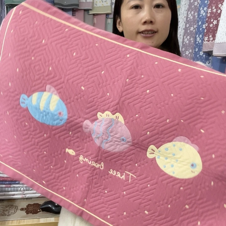 棉处理粉色三只鱼