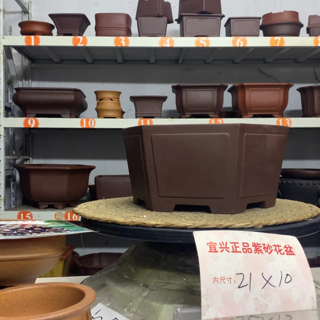 花盆紫砂宜兴紫砂花盆不用