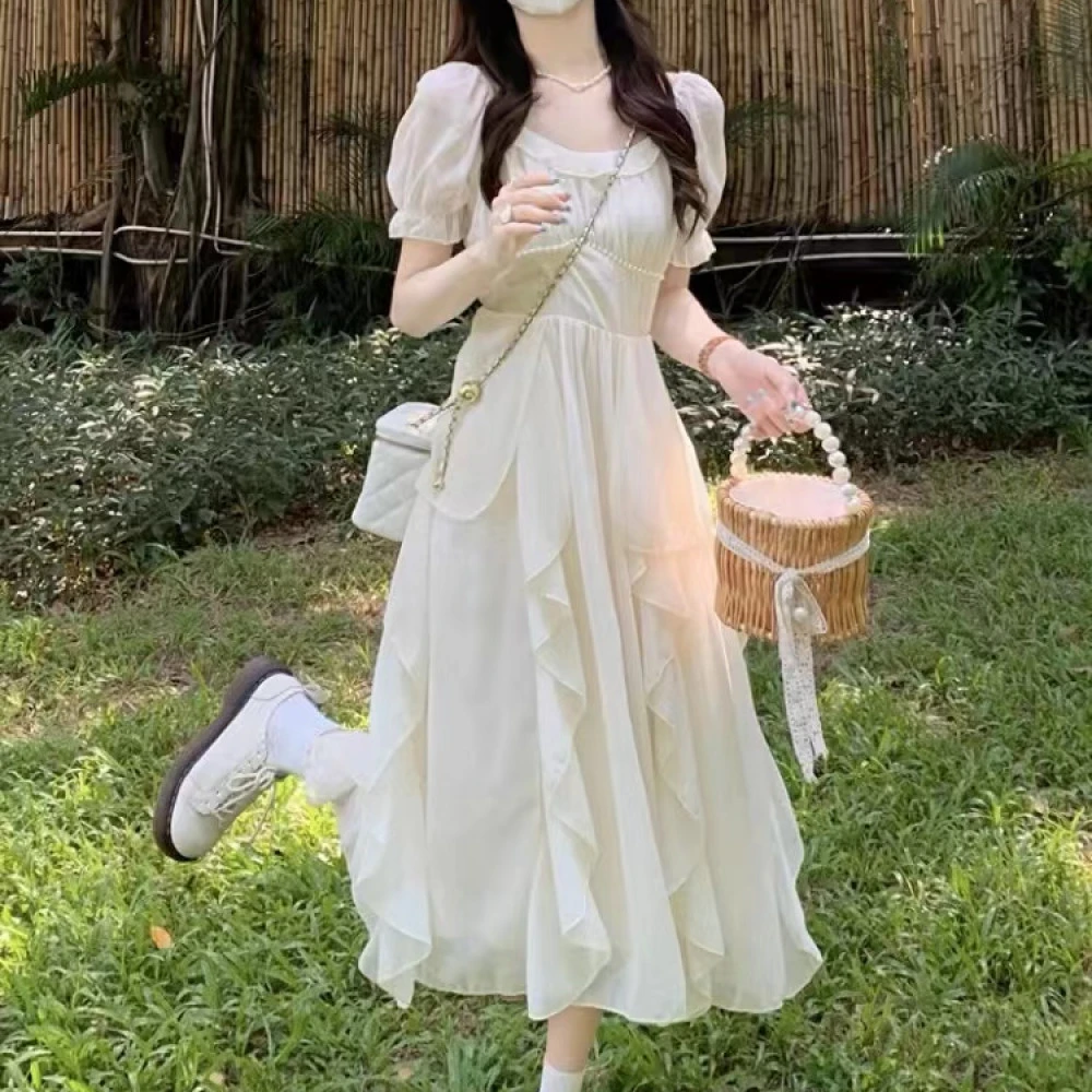 【1511-1520】薇薇修身气质复古连衣裙