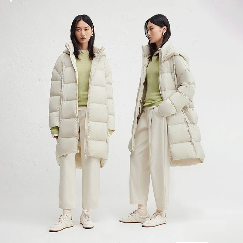 播保暖舒适连帽羽绒服DDR4RD5142