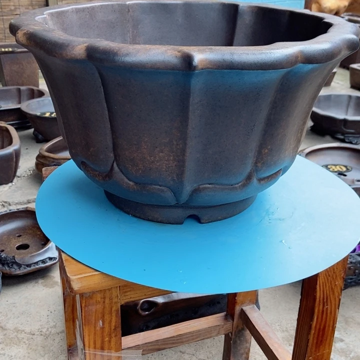 红陶纯*杨冬益紫砂花盆