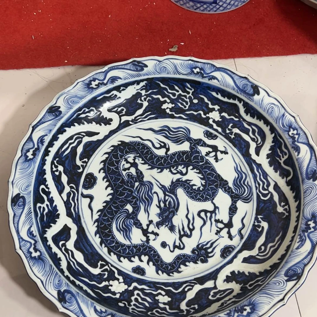 【闪购商品】寻****兄元青花龙纹苏麻离青