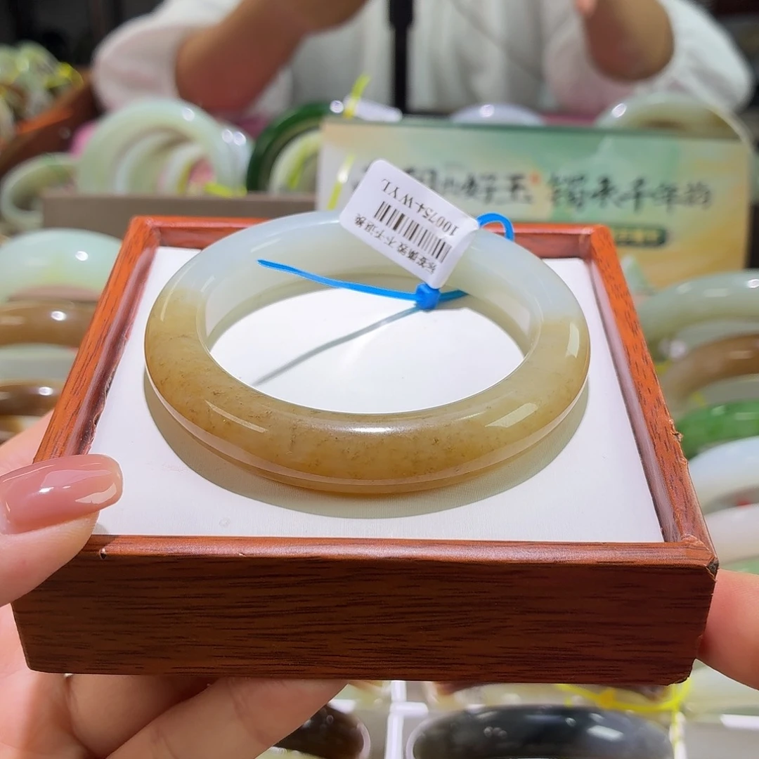 和田玉手镯未镶嵌24 56 57