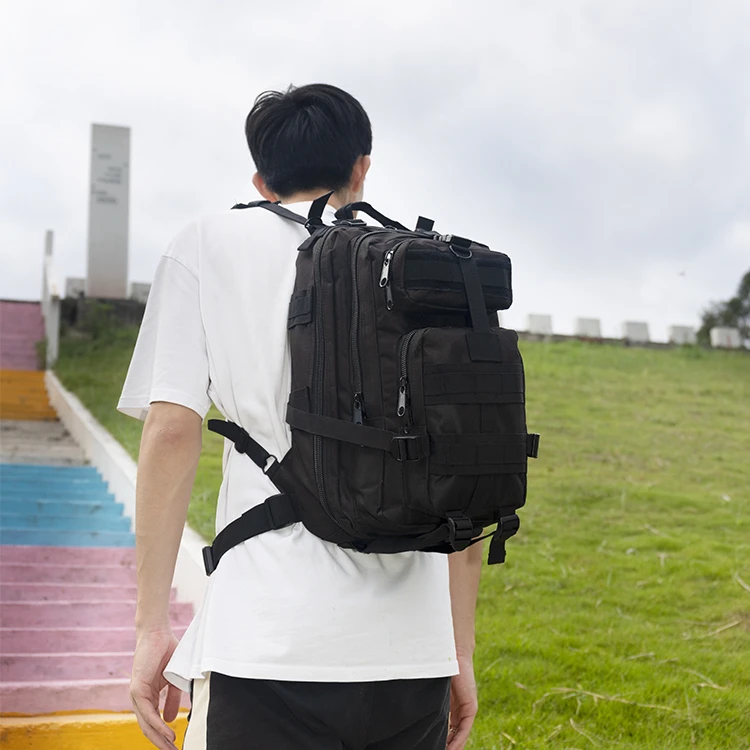 3P越野徒步多功能战术户外双肩背包25L双肩包背囊登山
