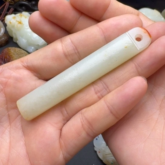 和田玉未镶嵌挂件才**姐