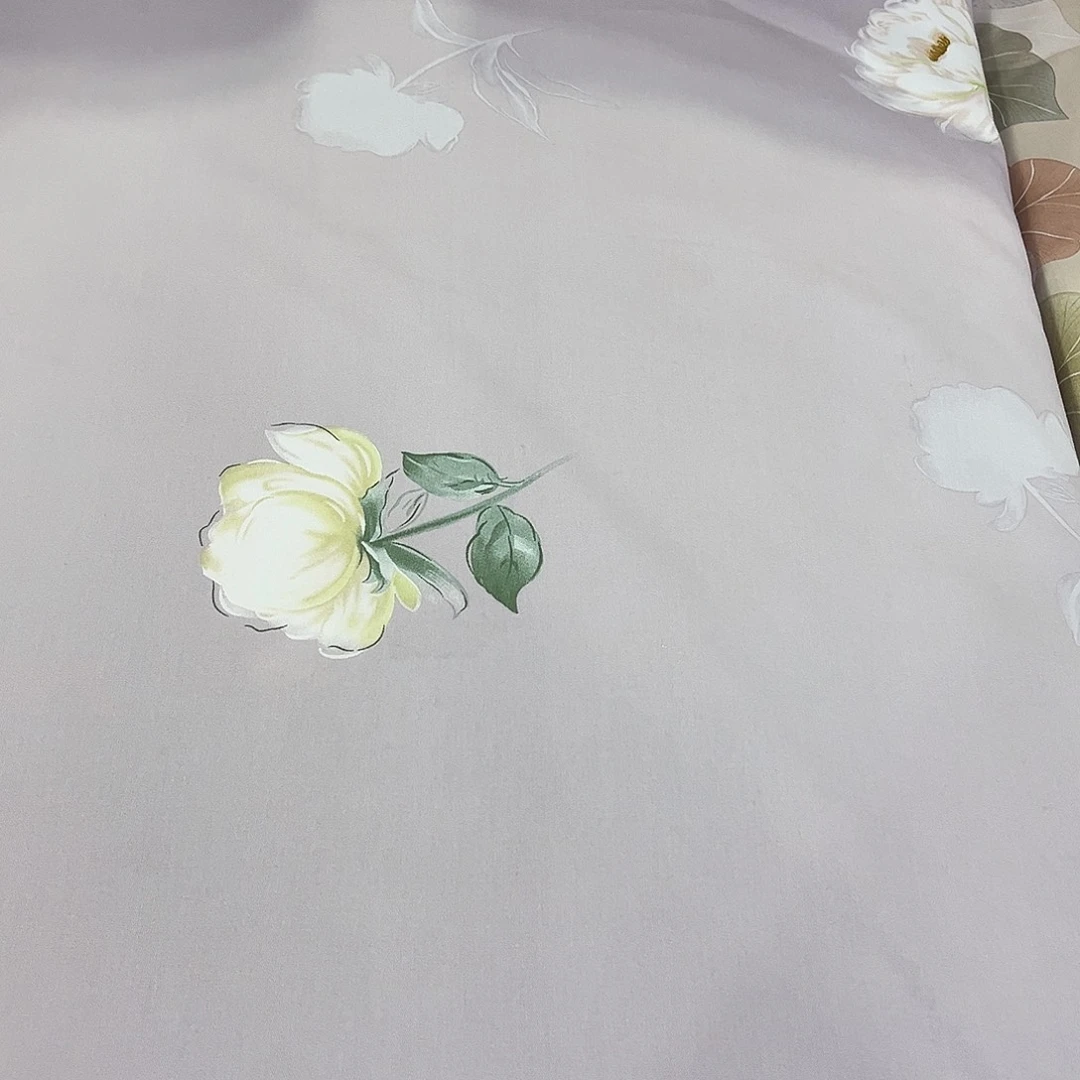 纯棉斜纹布紫色8米不加工