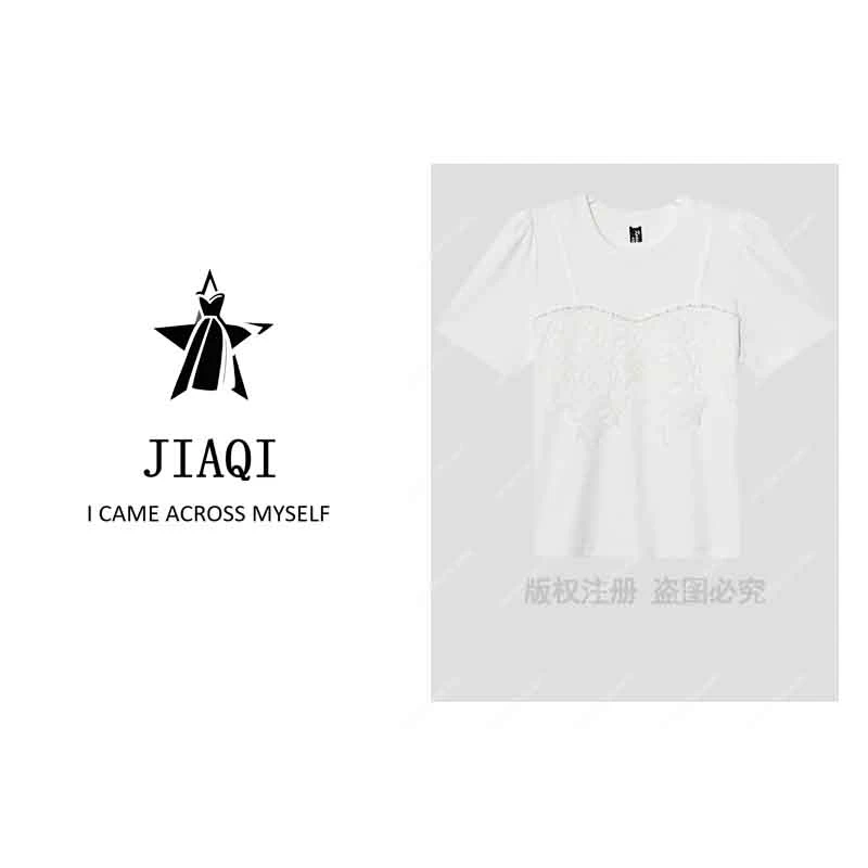 【佳琪高奢】A97603新款洋气百搭短袖