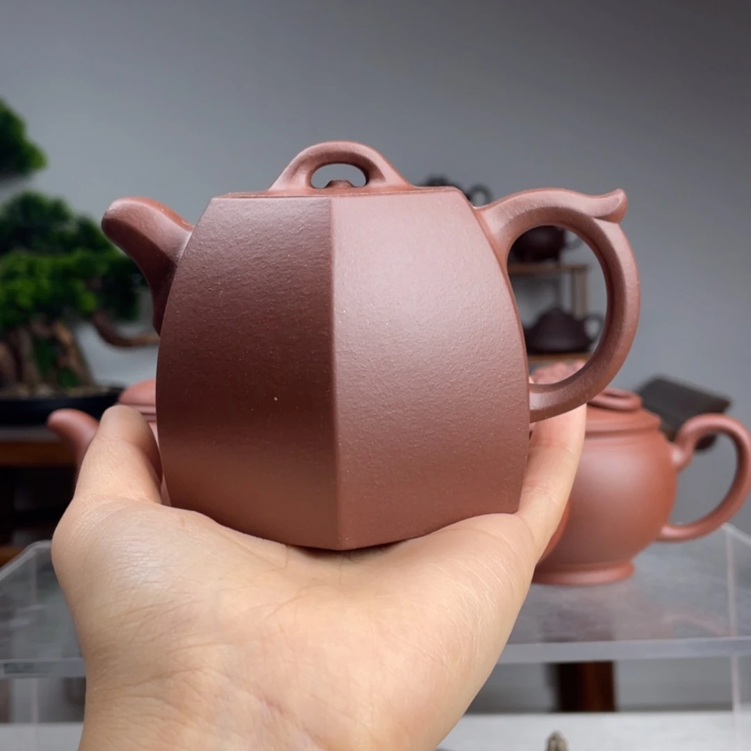 【闪购商品】紫砂茶壶一****生底槽青铜坨容量240cc