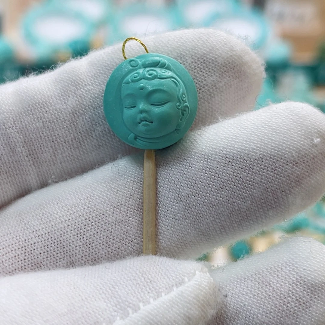 绿松石珠宝奇石未镶嵌