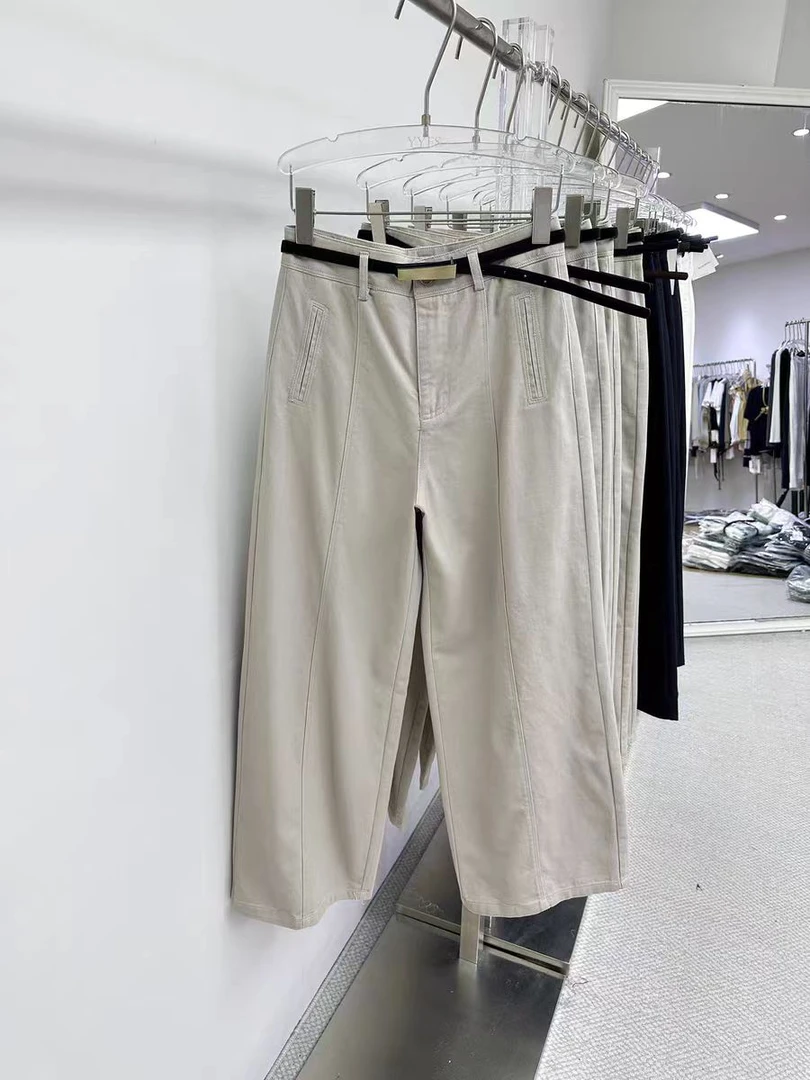 【星·Star】83023新款纯色百搭阔腿裤秋款休闲裤时尚宽松