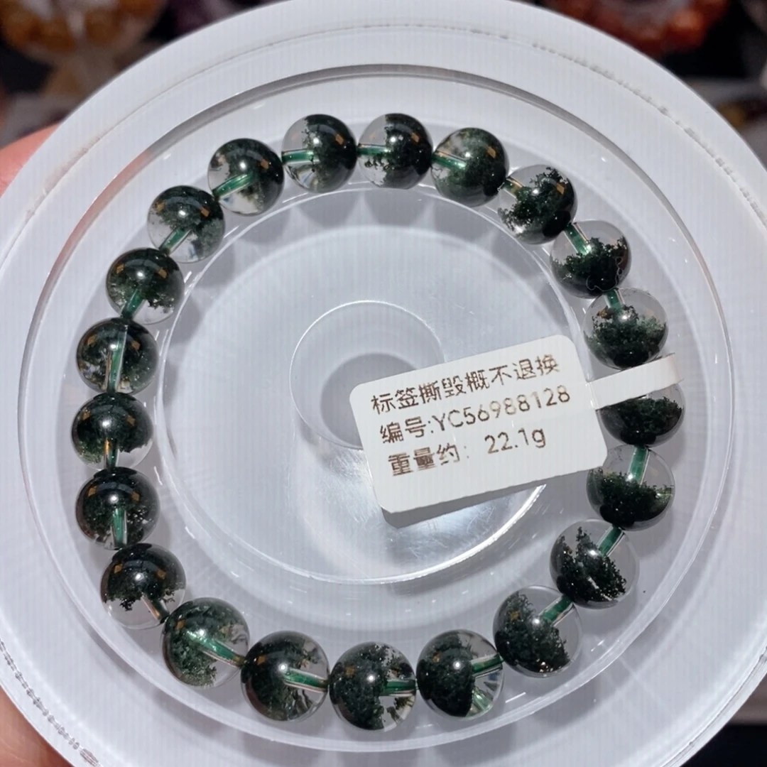 未镶嵌手链水晶F绿幽灵9.2