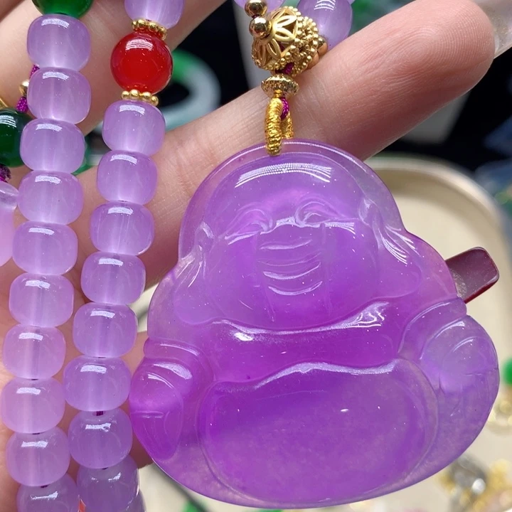 翡翠颈饰未镶嵌吊坠