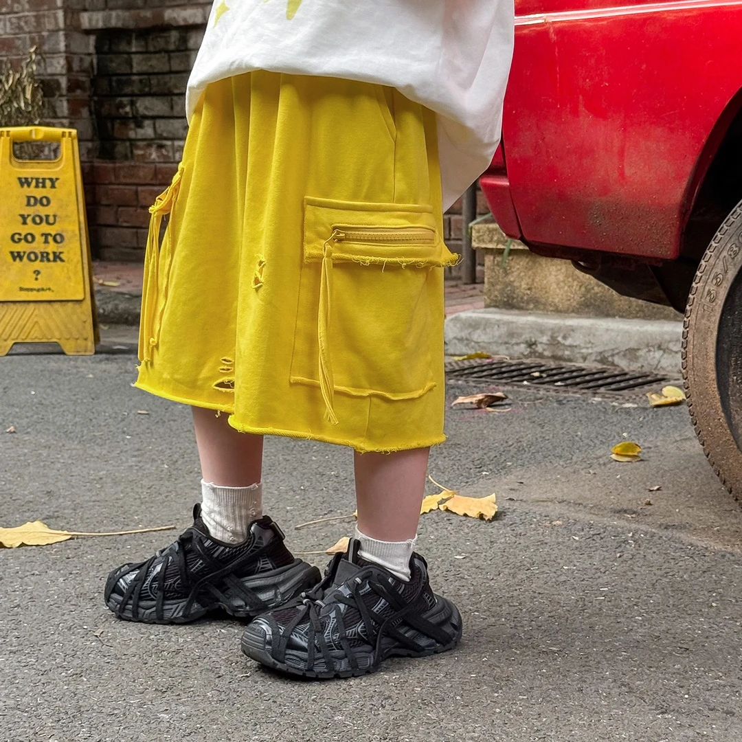 麦哟哟夏季短裤男童韩版百搭休闲裤薄款宽松儿童外穿时尚洋气