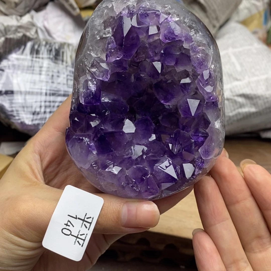 紫晶珠宝半成品未镶嵌