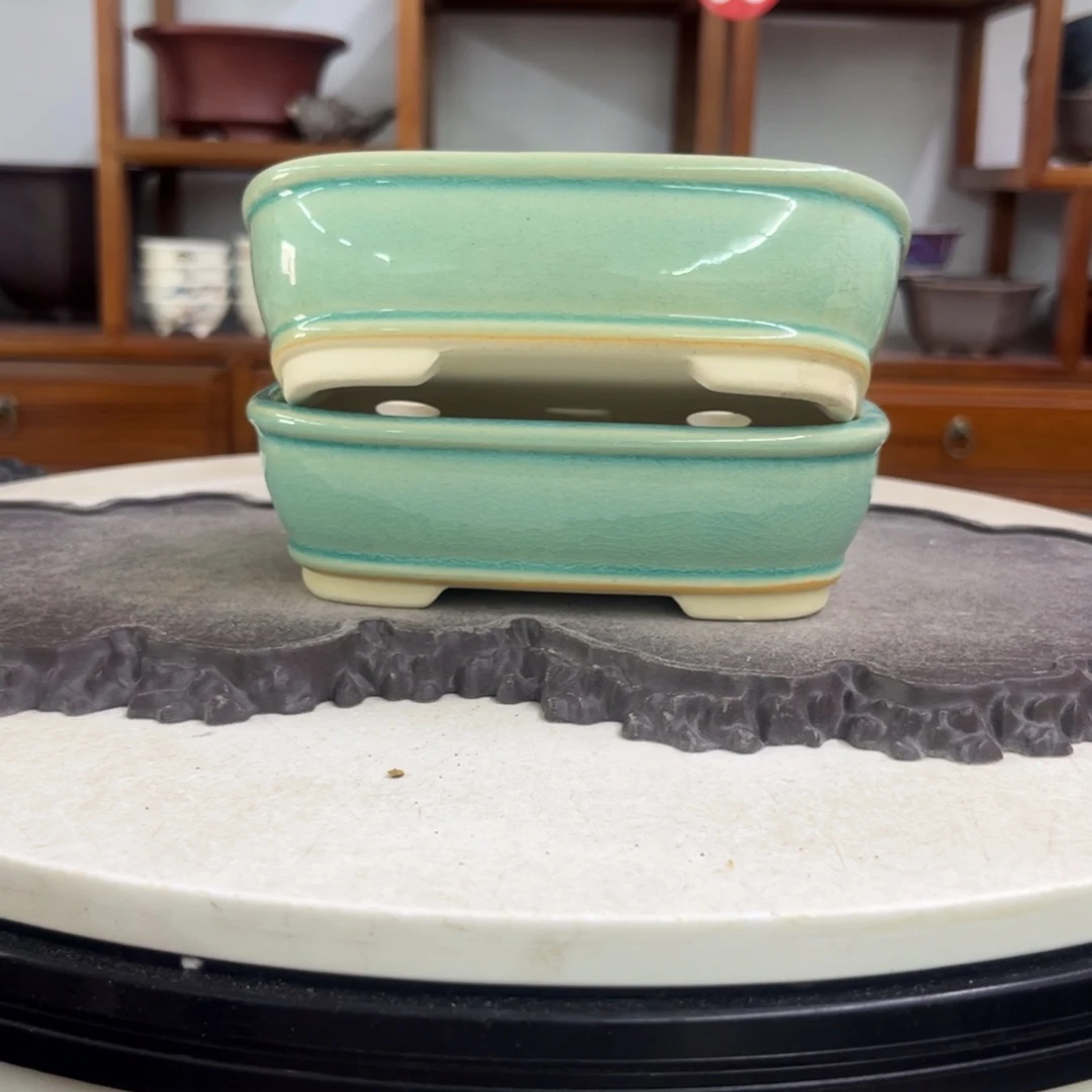 紫砂花盆瑕疵不平4-16-11-2