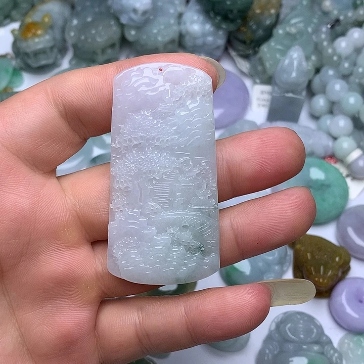 翡翠未镶嵌颈饰天然翡翠