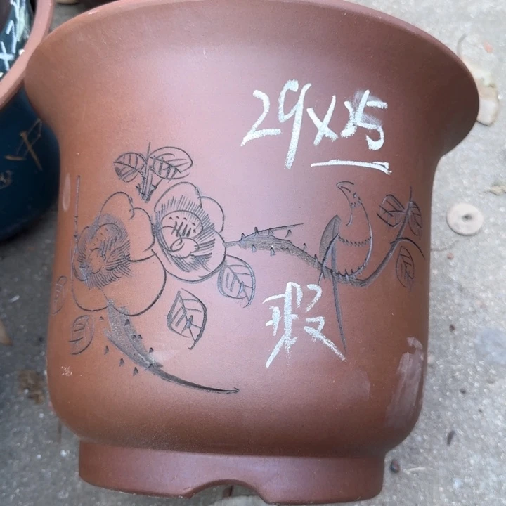 紫砂花盆特价清仓