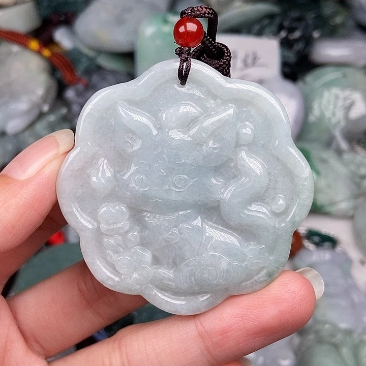 颈饰未镶嵌翡翠翡翠