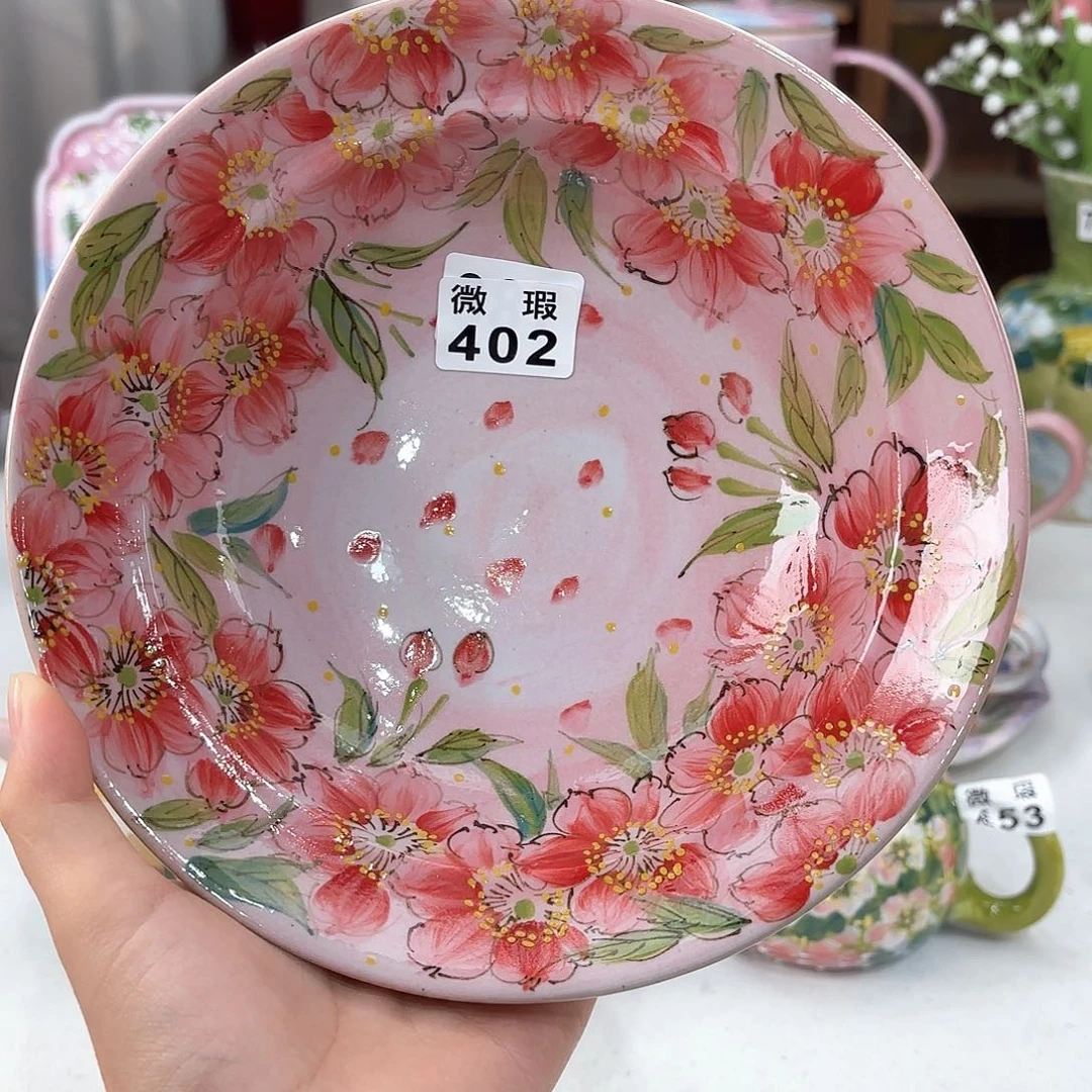 景德镇手绘高温釉下彩陶瓷茶具