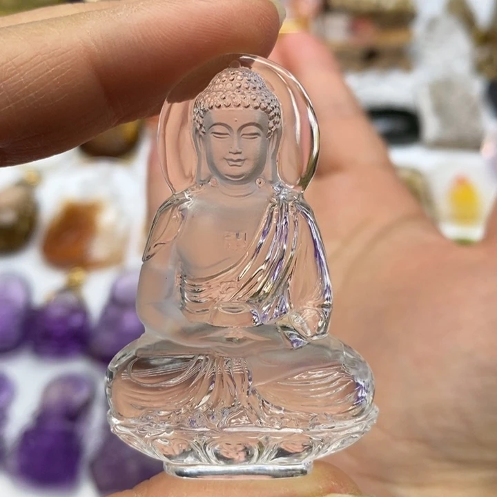 水晶颈饰未镶嵌儒**辰定制