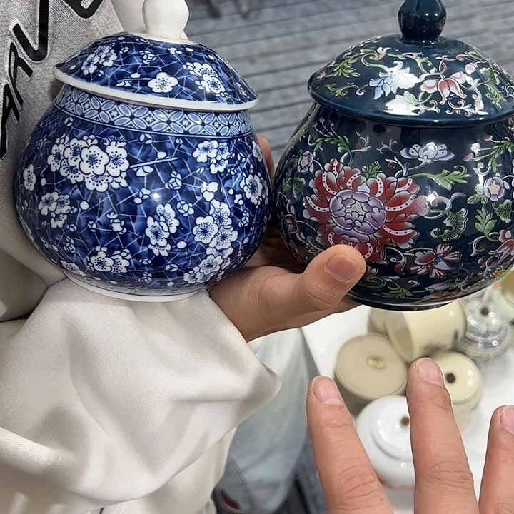 茶叶罐陶瓷家用储物罐瑕疵福利品介意勿拍