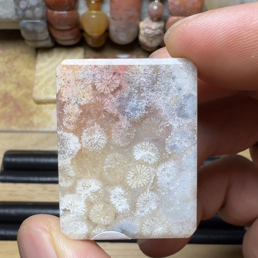 硅化玉纯天然色有机玉石保真色未镶嵌