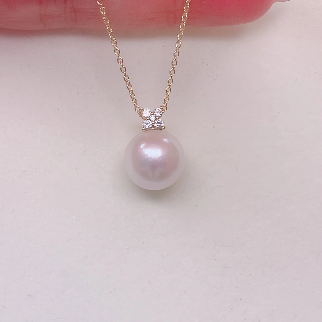 淡水珍珠未镶嵌吊坠(赠链)