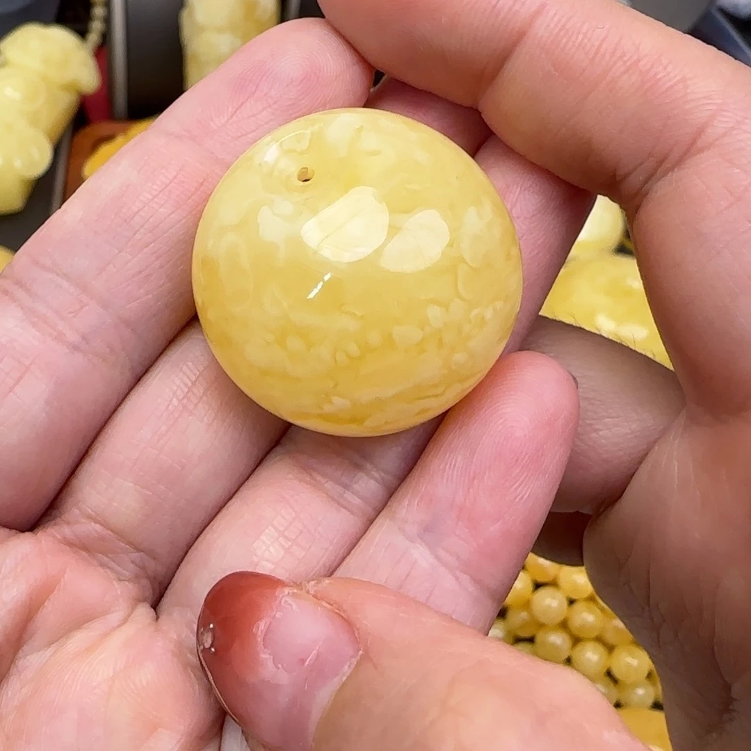 蜜蜡颈饰未镶嵌天然蜜蜡