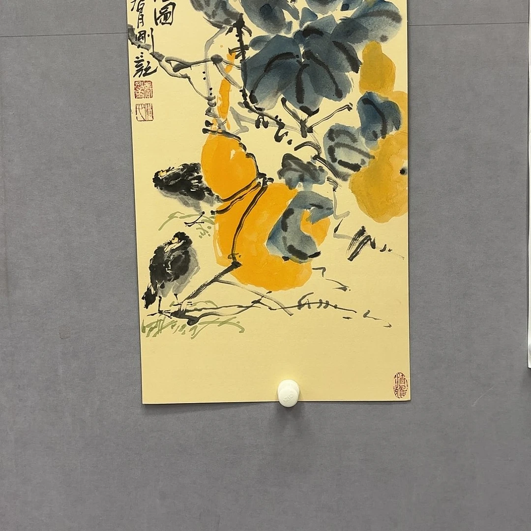 国画艺术家真人手绘