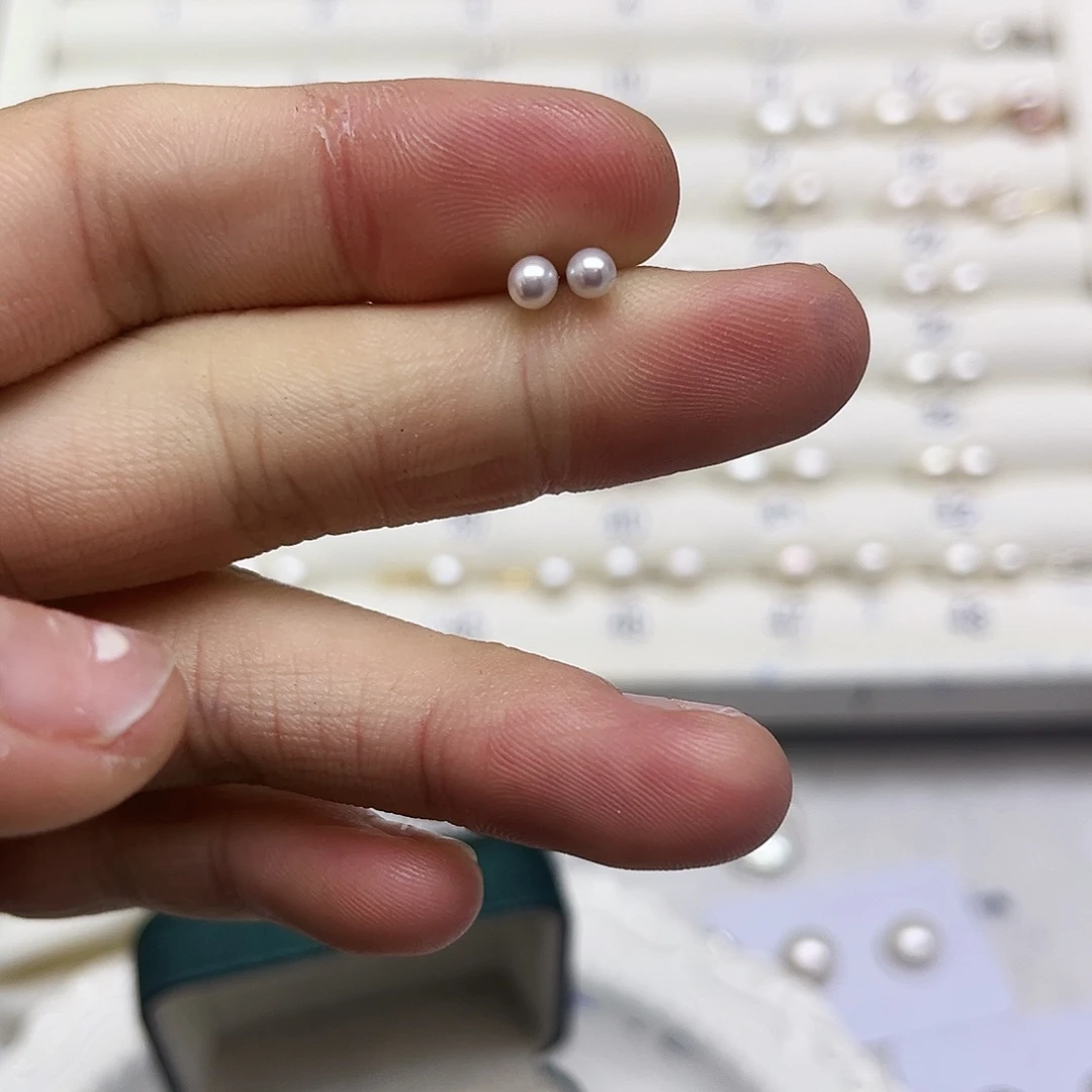 淡水珍珠耳饰银S925镶嵌?**.
