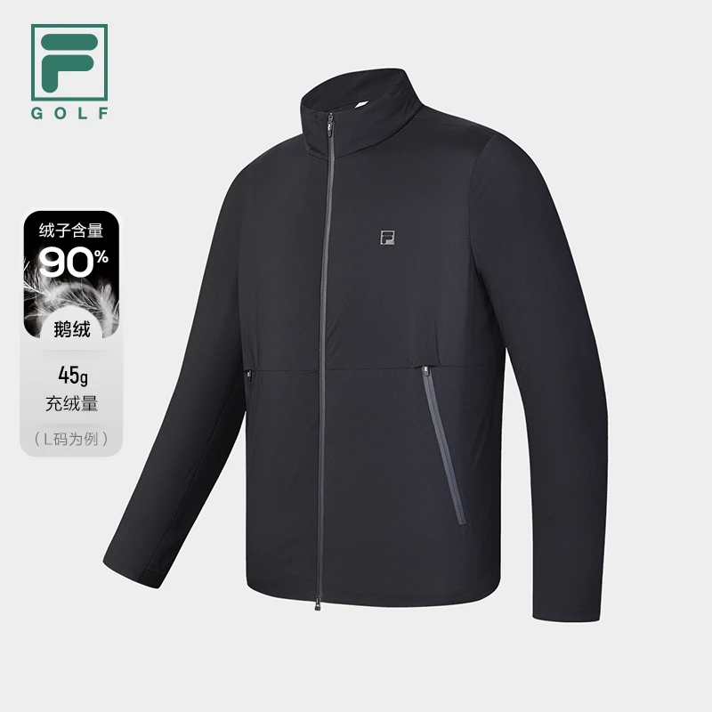 Fila/斐乐男【90绒高尔夫羽绒服】春季立领保暖防风上衣A11M445916F