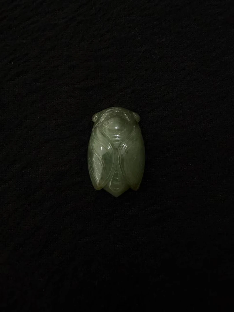 翡翠A货《一鸣惊人》吊坠