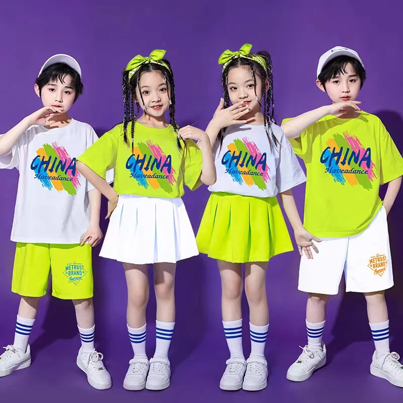 六一儿童演出服六一儿童节运动会啦啦队班服舞蹈小学生团体表演服