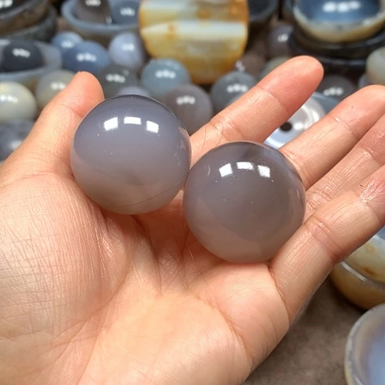 天然玛瑙手球健身球