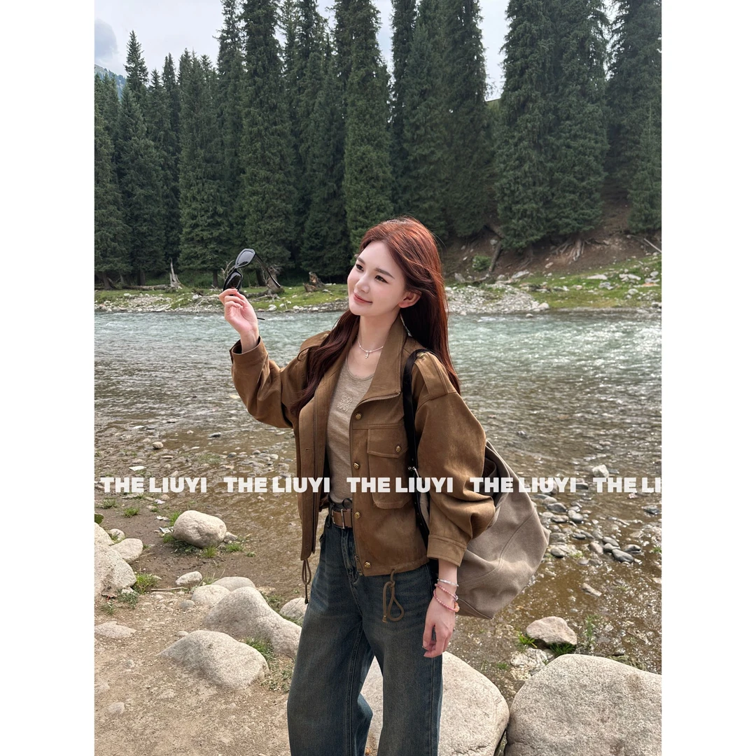 【LIUYI】新款雅丹风设计感外套57281