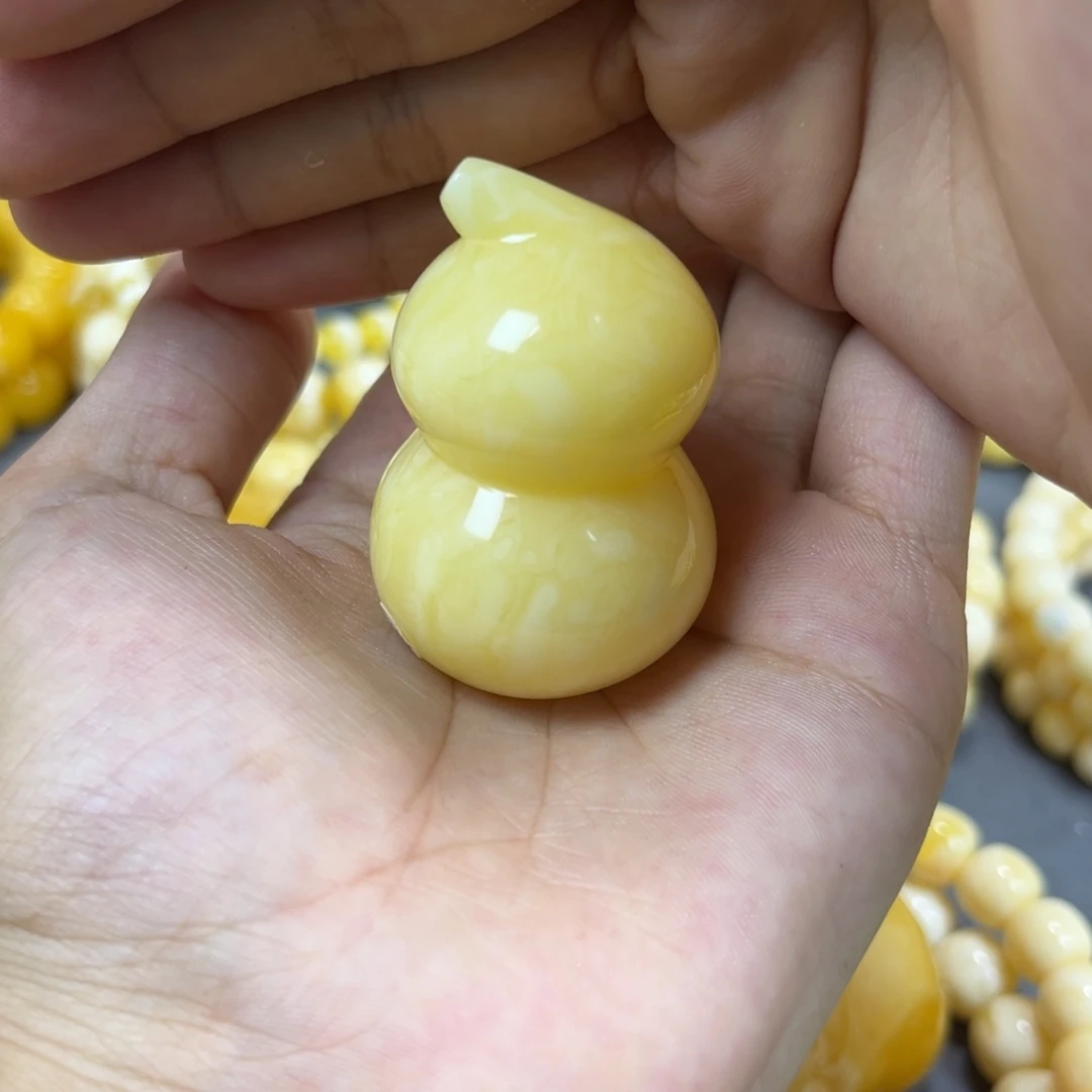 手串琥珀未镶嵌葫芦