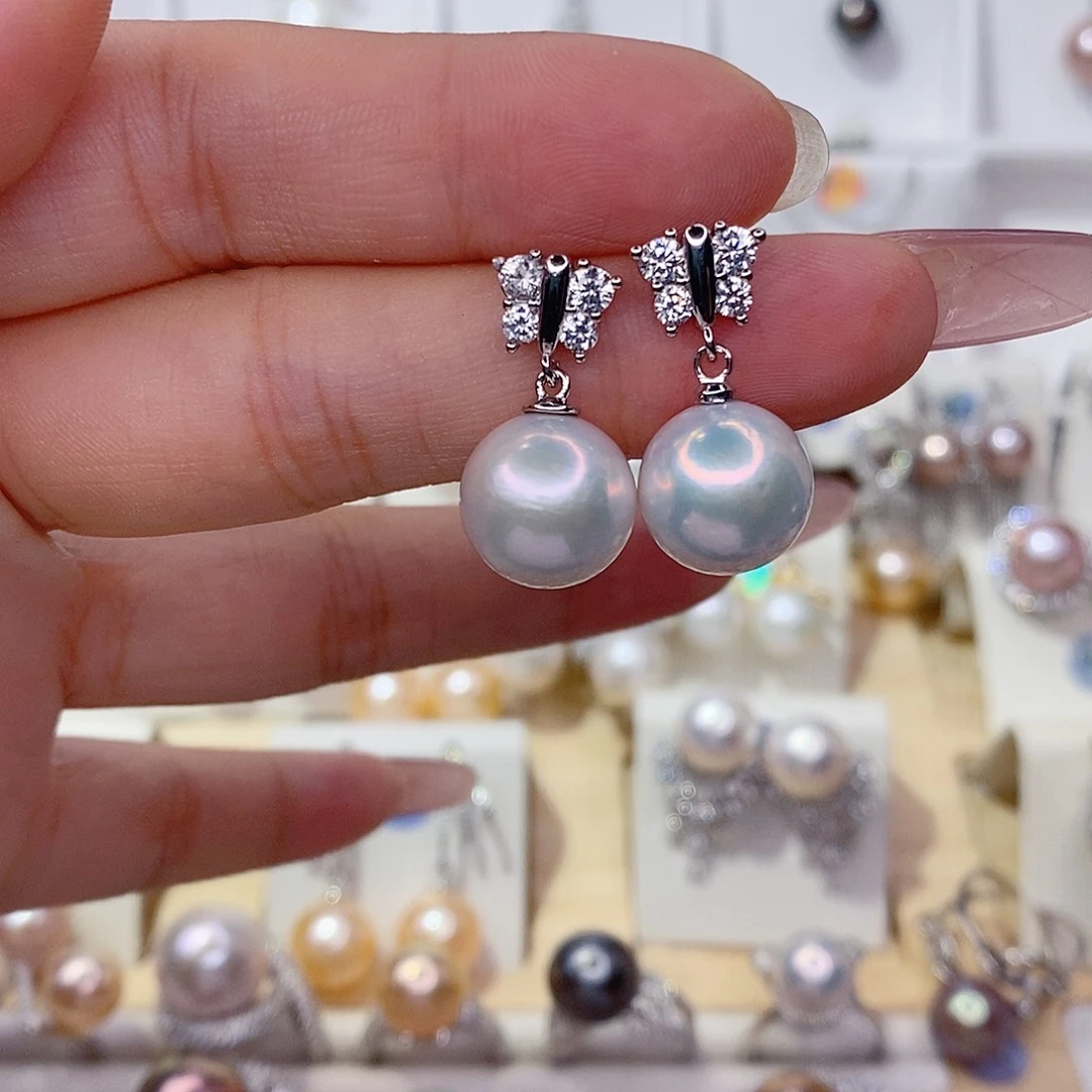 未镶嵌耳饰淡水珍珠