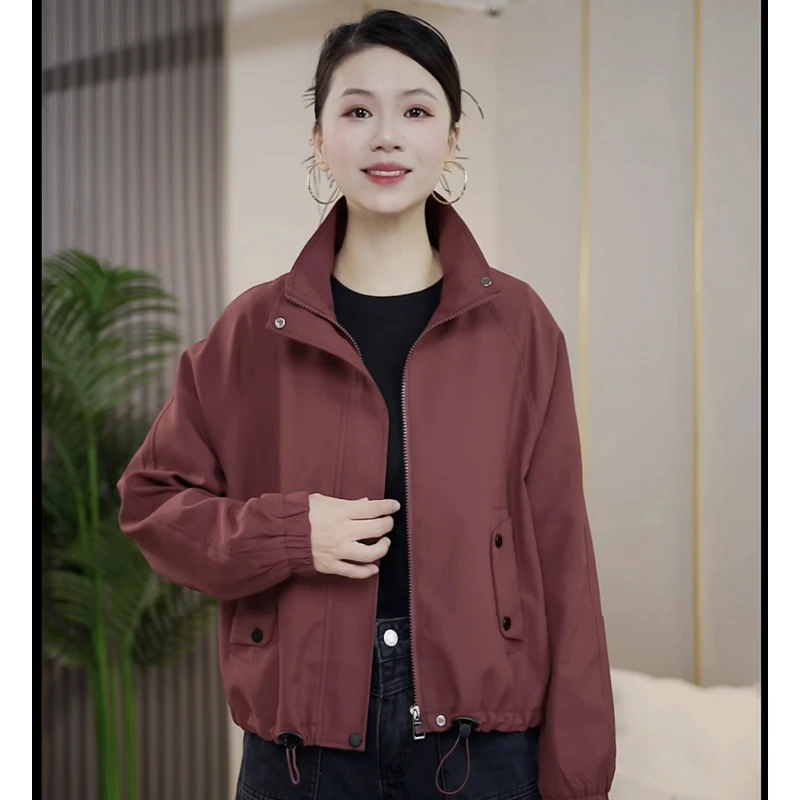 （运费险）女神节时尚洋气短款夹克外套2025年女士春款百搭韩版新