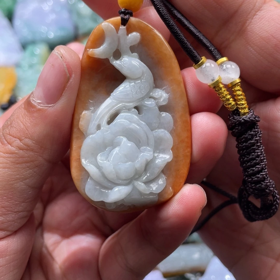 翡翠未镶嵌颈饰翡玉缘翡翠