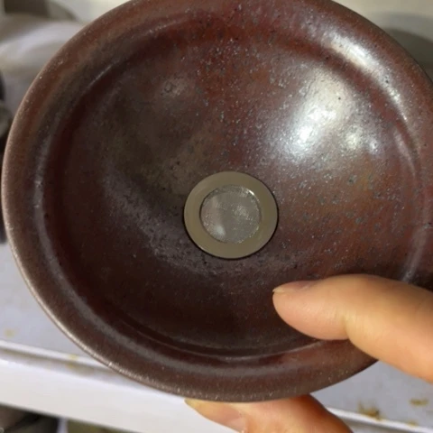 茶盏紫*建阳建盏微瑕茶漏