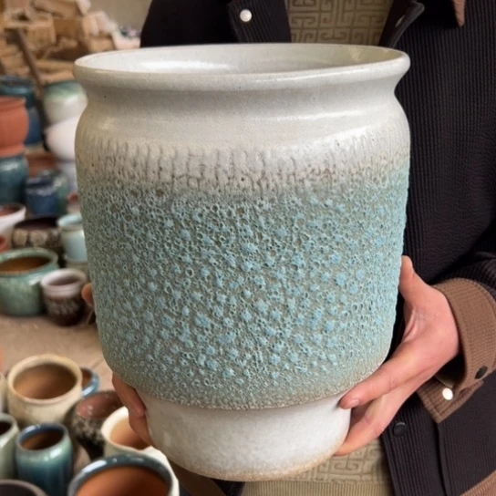 紫砂花盆高31口24————-