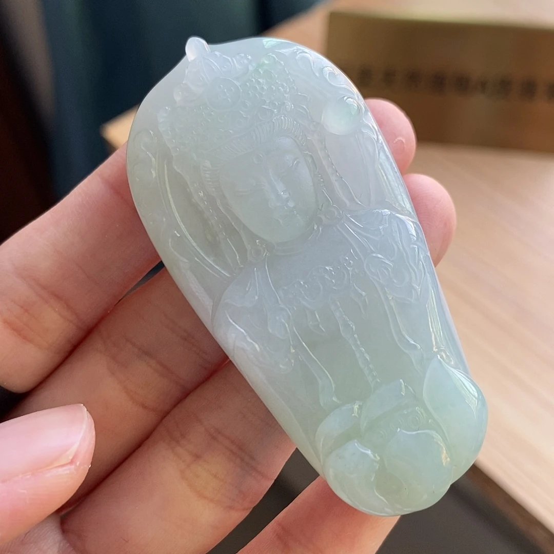 【闪购商品】颈饰未镶嵌翡翠天然缅甸A货翡翠