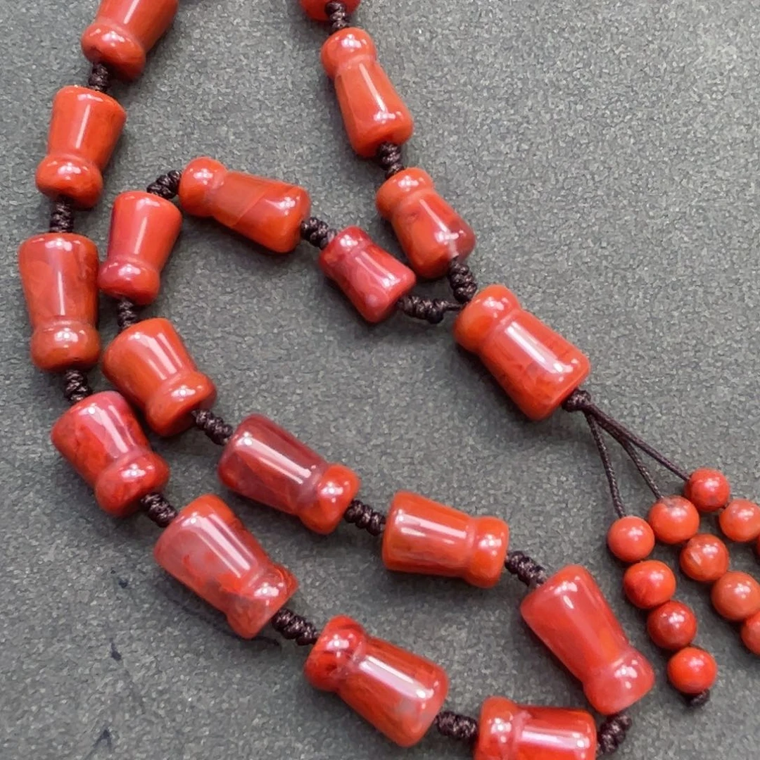 南红玛瑙未镶嵌手链