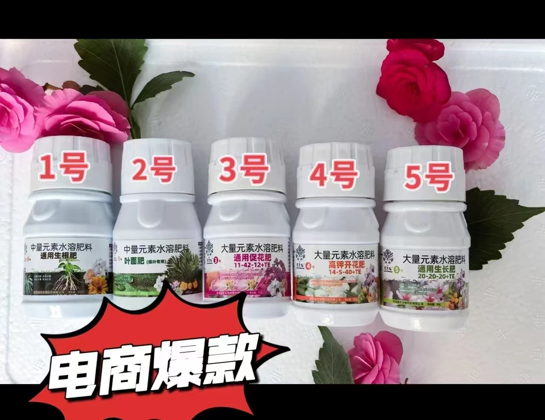 盆栽花卉专用肥料水溶生根肥叶面肥植物营养液