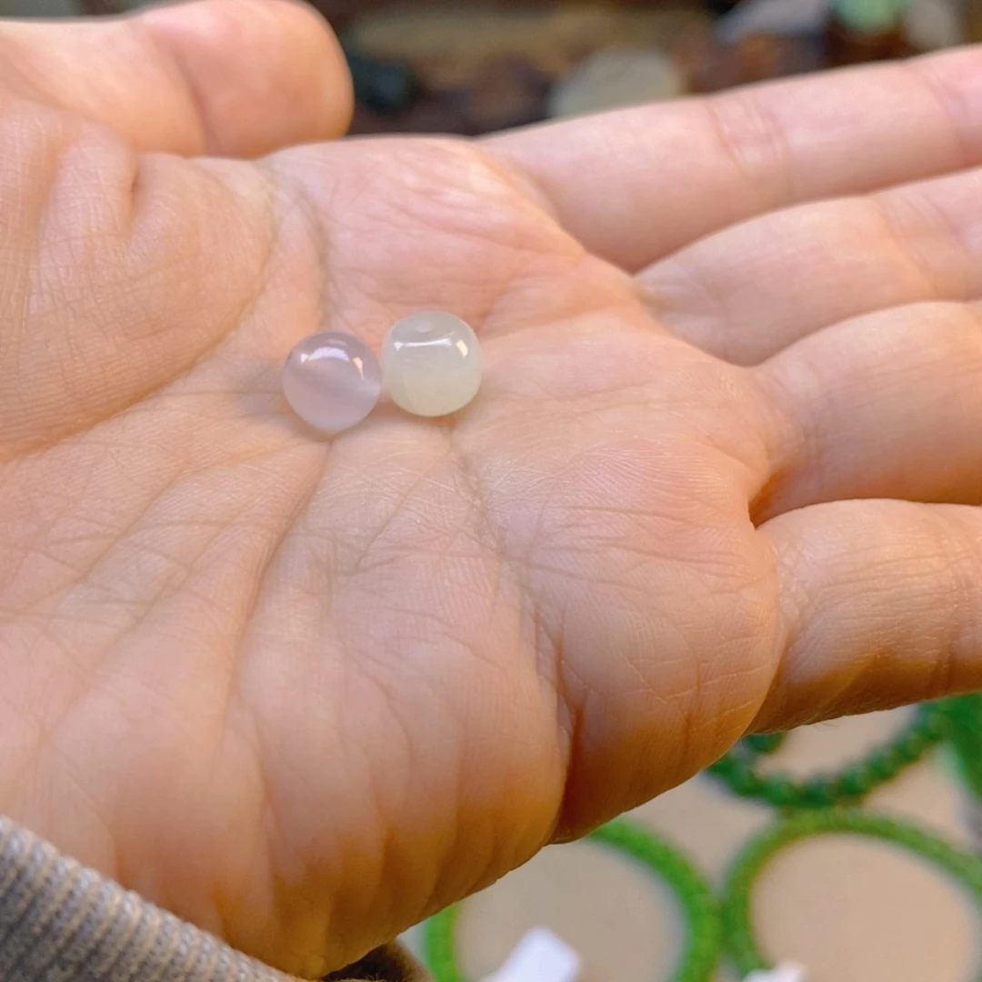 球***球和田玉未镶嵌手链